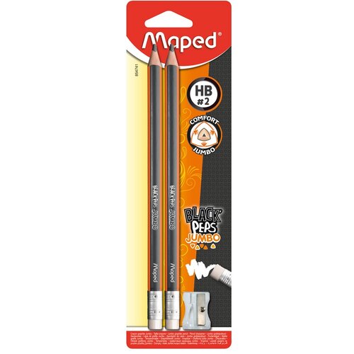 Maped grafitna olovka BLASK`PEPS jumbo sa gumicom 1/2 Slike